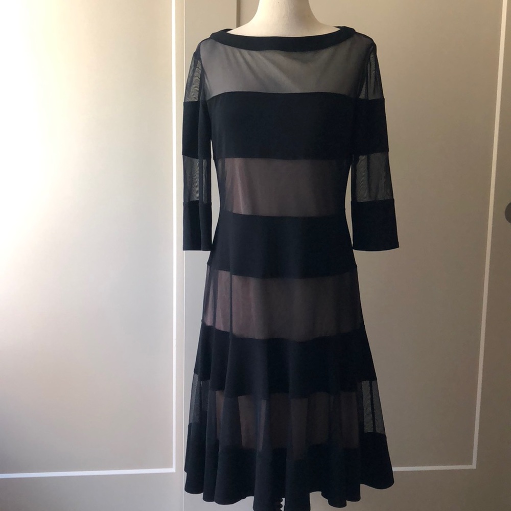 Sheer black dress